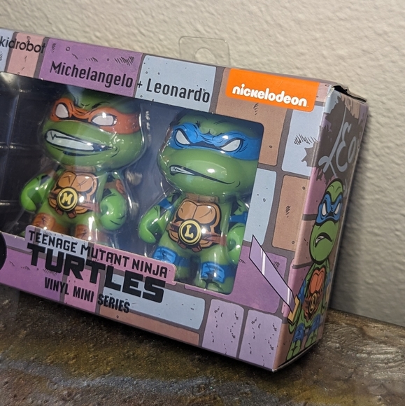 Teenage Mutant Ninja Turtles, Michelangelo & Leonardo, Vinyl Mini Series Kidrobo - Picture 2 of 8